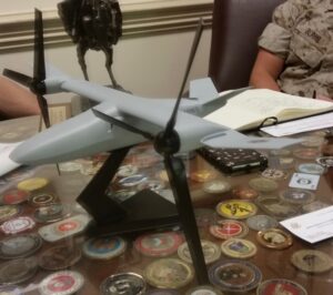 Model of Bell's proposed V-247 drone.