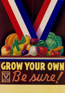 Victory Garden poster from World War II.