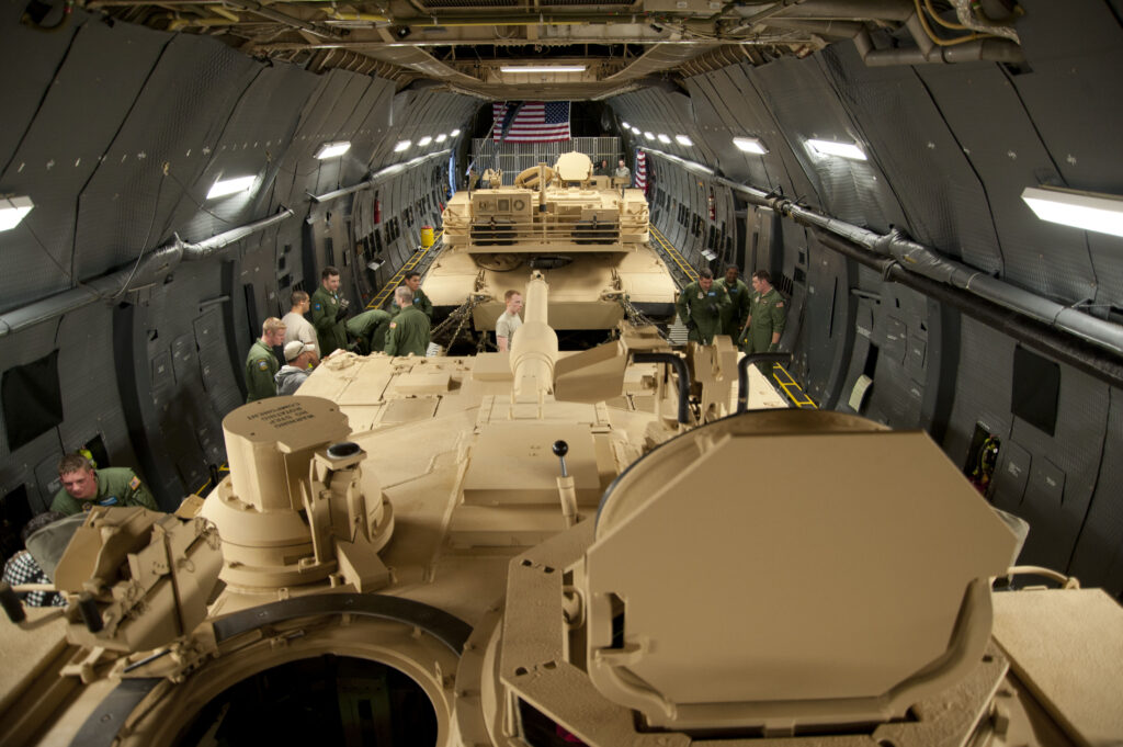 M-1 tanks in C-5