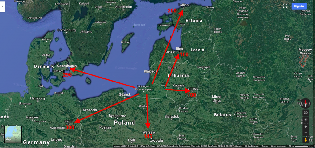 Sydney J. Freedberg Jr. graphic from Google Maps imagery & data