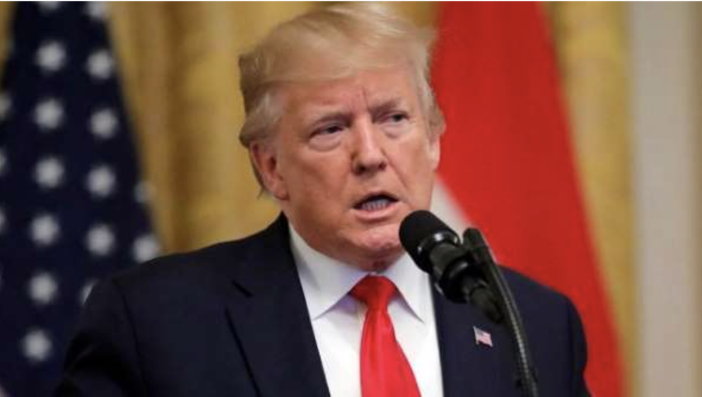 President Trump announces USS Boxer downed Iranian drone.