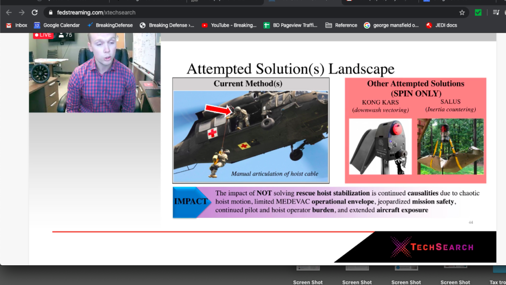 screenshot of US Army video