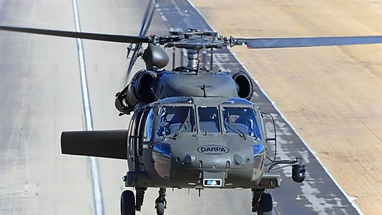 Pilot-less Black Hawk.