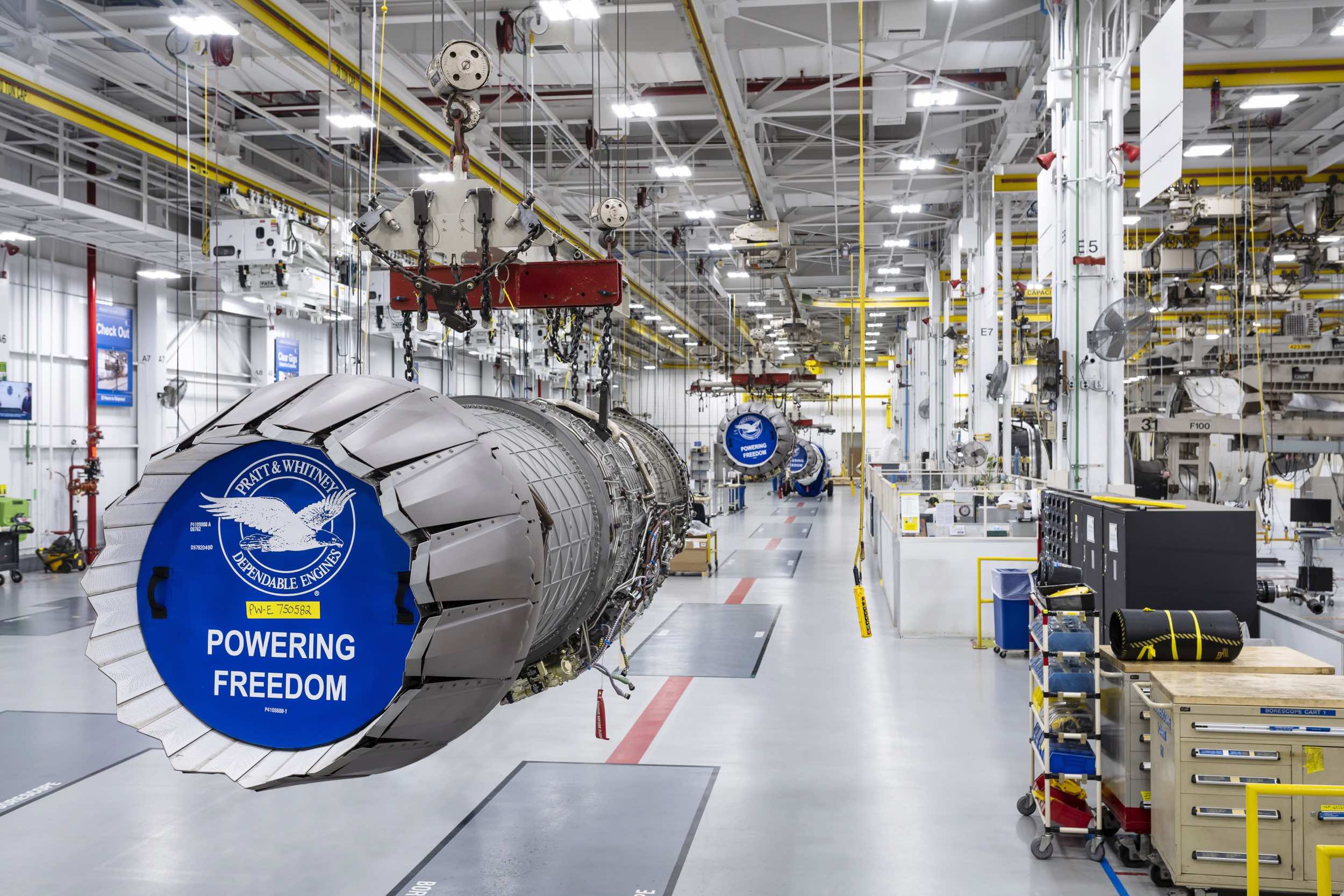 An improved F135 engine off the assembly line would cost the same as the current configuration (Pratt & Whitney photo).