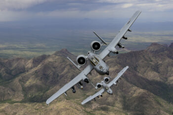 A-10s fly over Southern Arizona