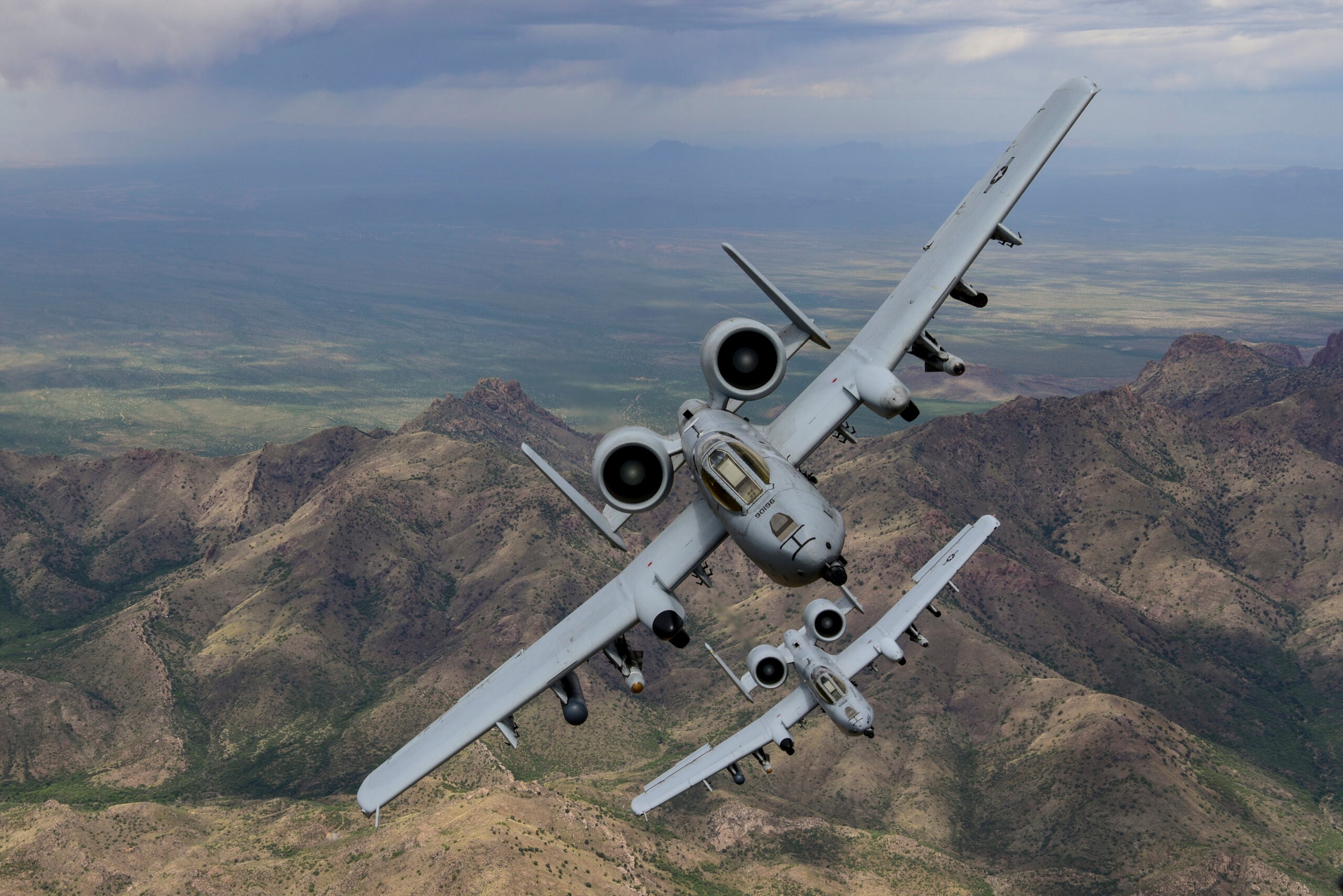 A-10s fly over Southern Arizona