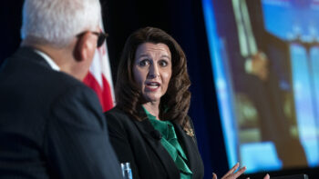 Northrop Grumman CEO Kathy Warden At Economic Club Of Washington
