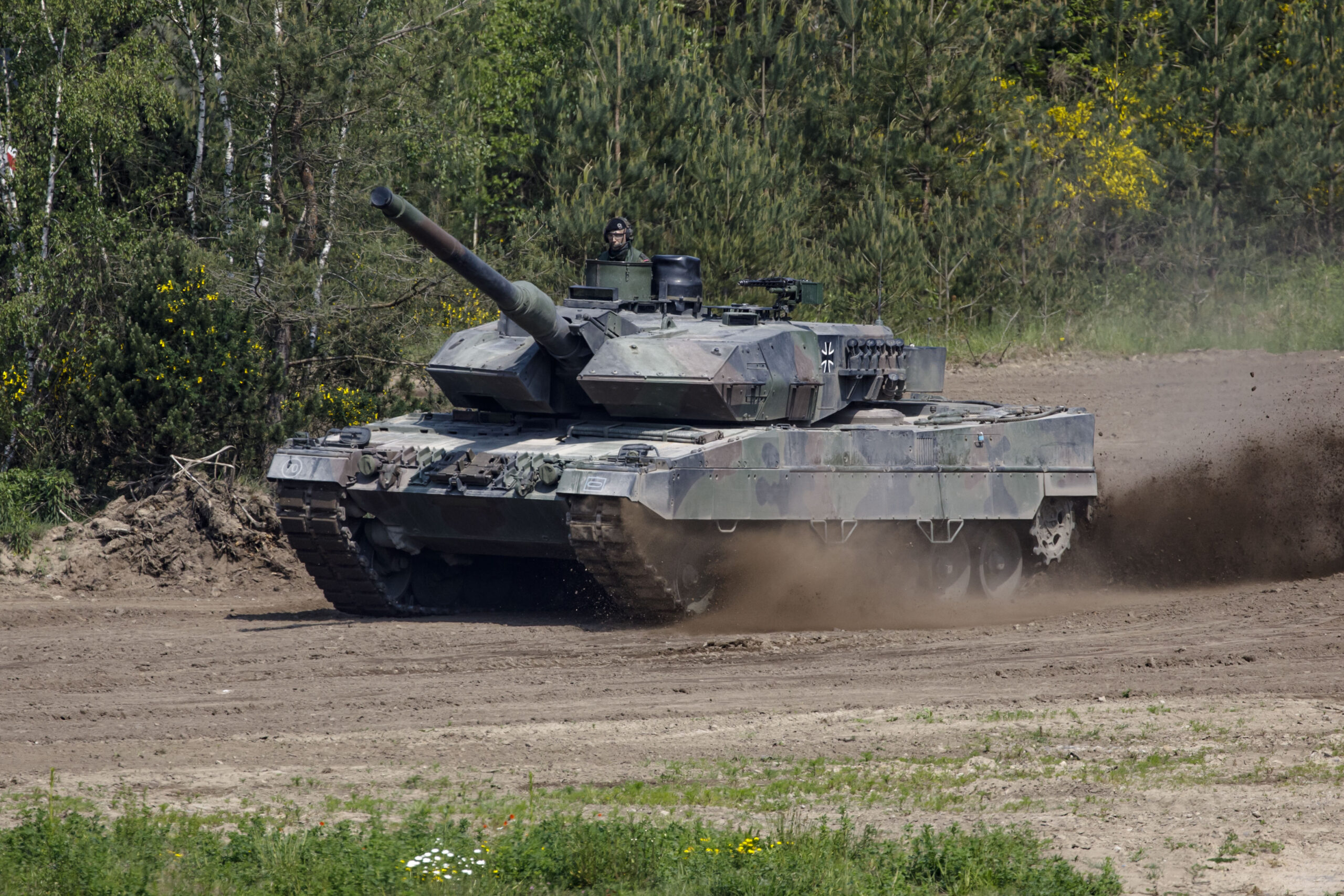 Merkel Visits VJTF Bundeswehr Armoured Brigade