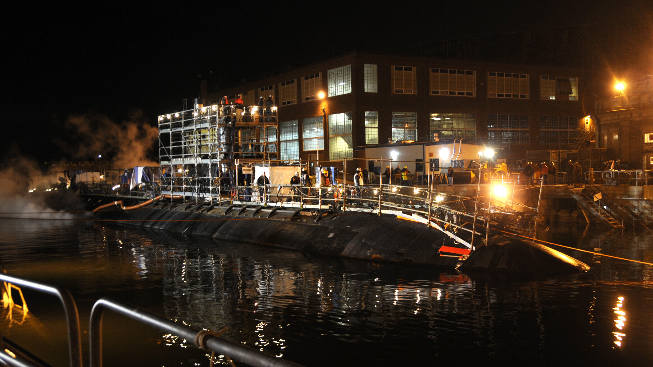 USS Miami in Portsmouth
