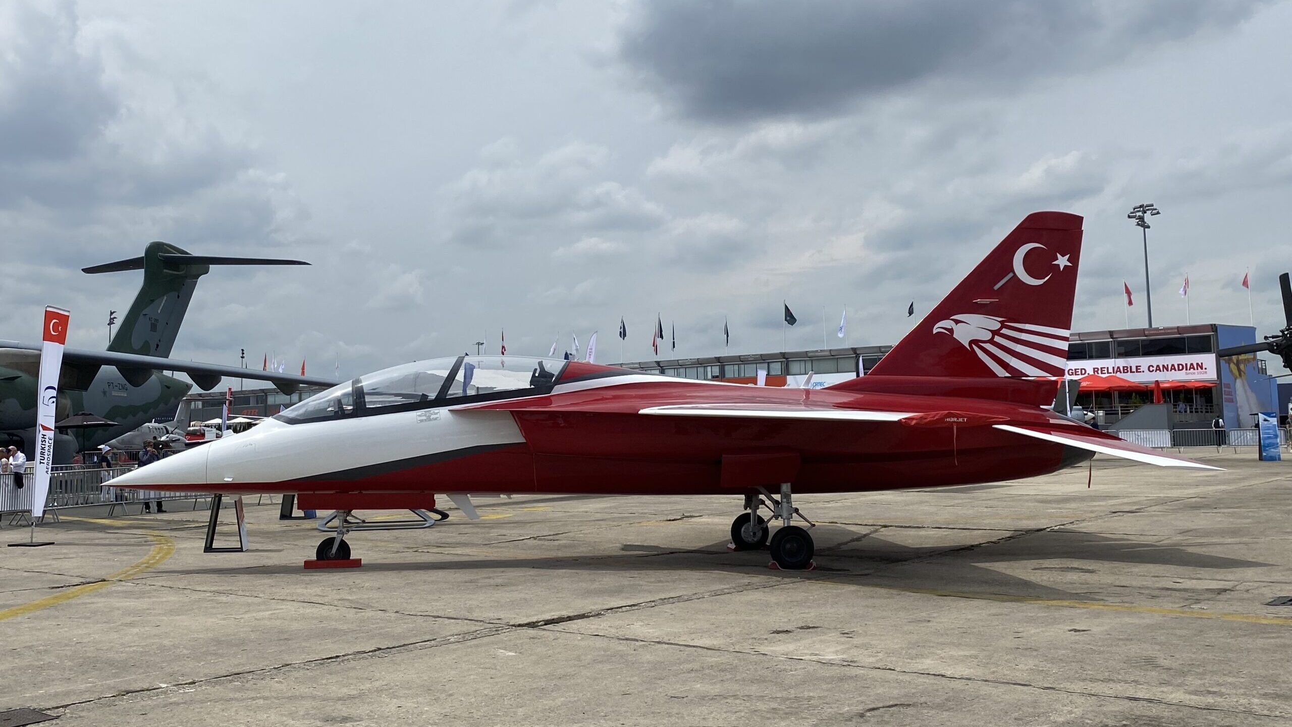 Paris air show Turkey Hurjet