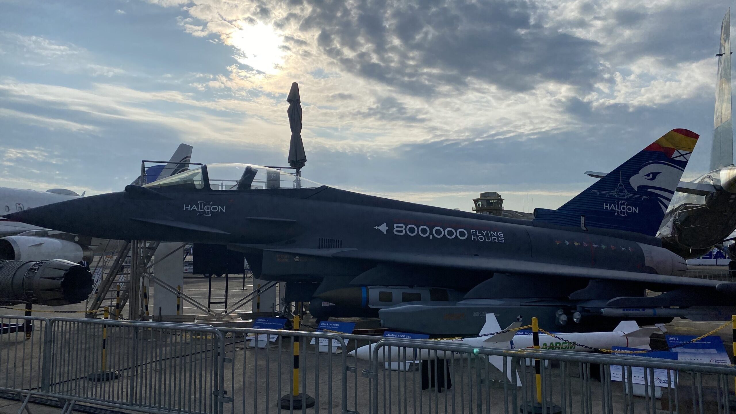 paris air show halcon eurofighter