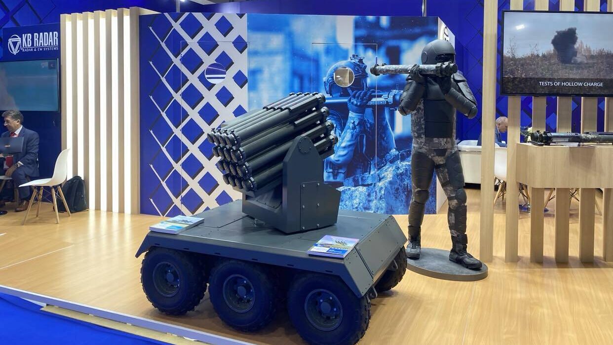 UGVs at a Belarus booth