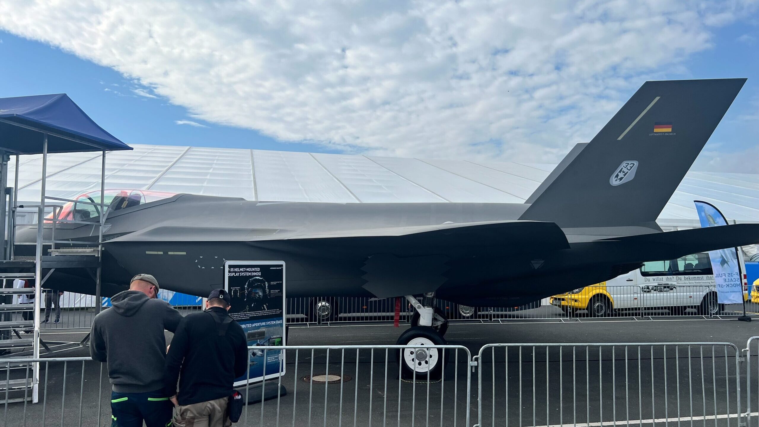 F-35 with German flag