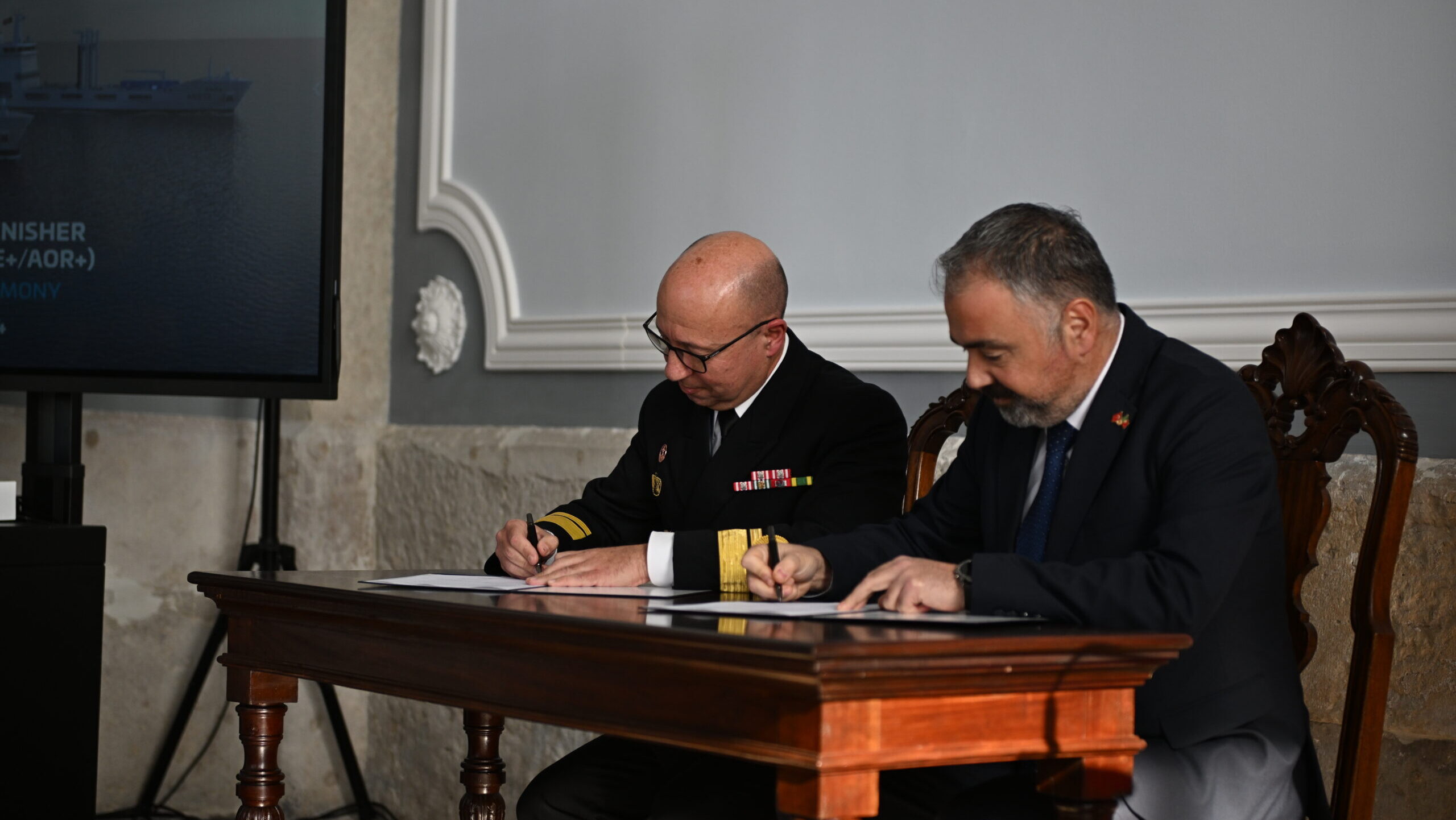 Signing ceremony for Multifunctional Naval Platform at Portugal&rsquo;s Marinha Central Facilities