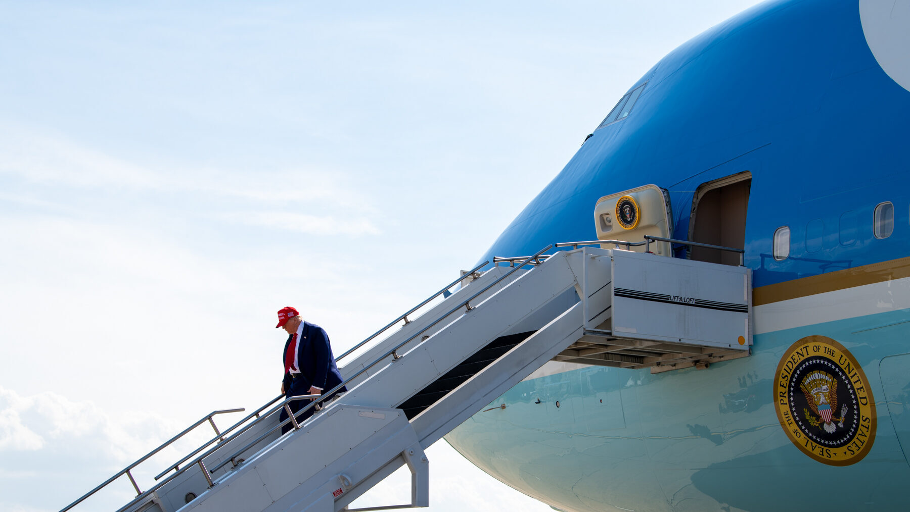 President Donald J. Trump visits Selfridge