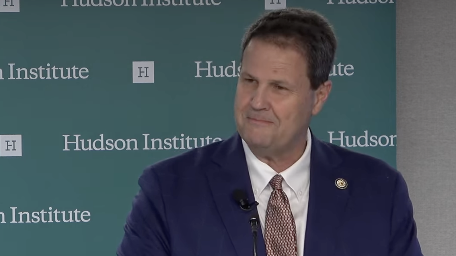 Rep. Jeff Crank, R.-Colo., speaking at the Hudson Institute, June 10, 2025