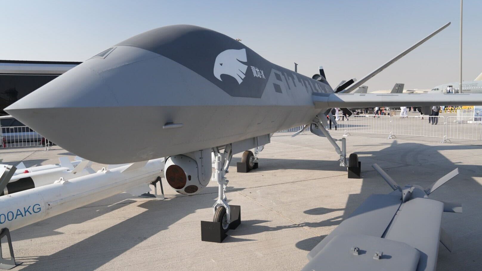 Wing Loong drone Dubai Airshow