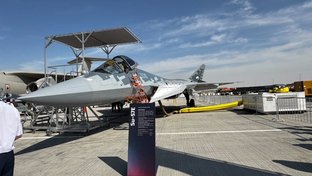 Su-57 Dubai Airshow