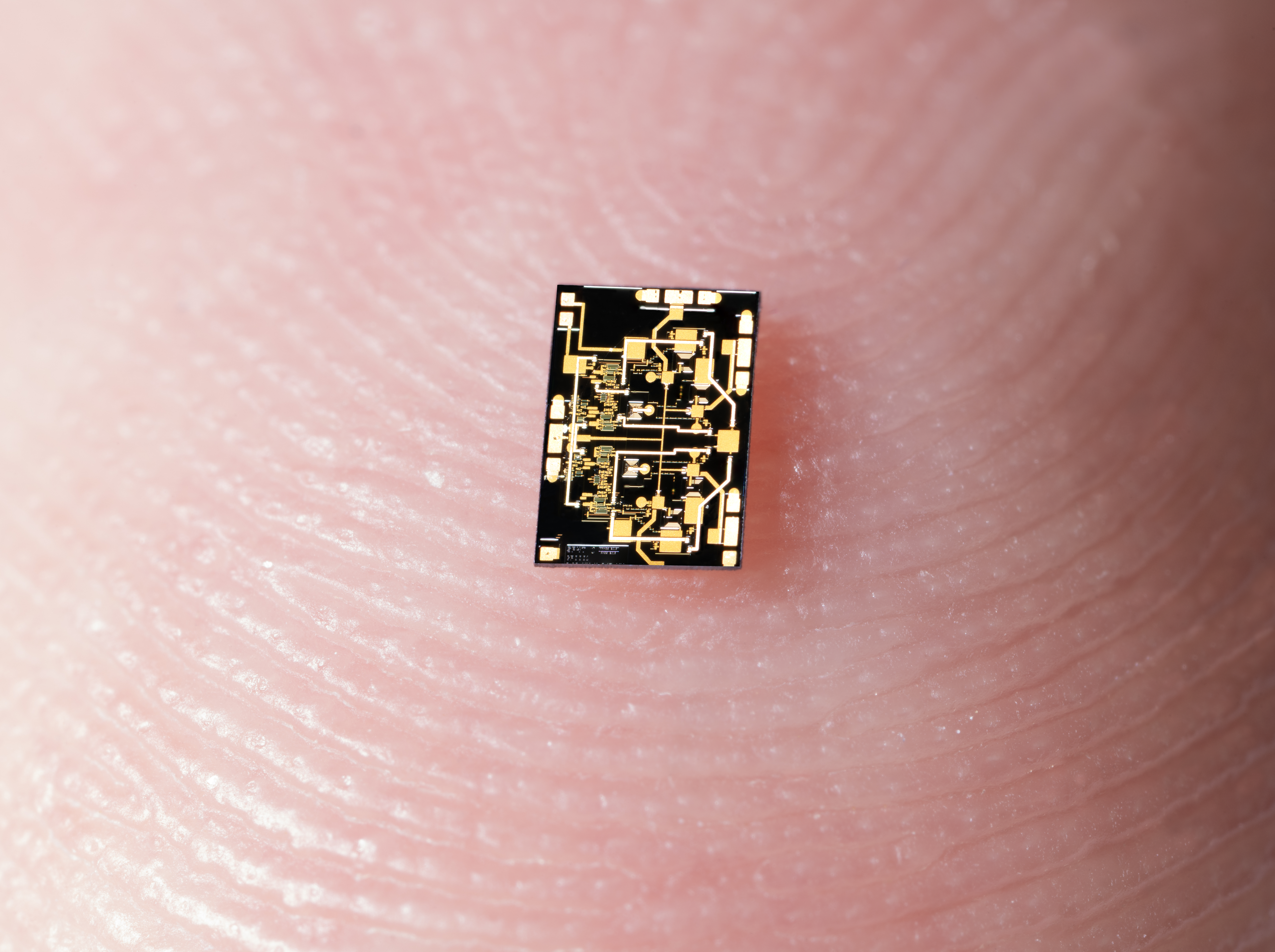 It’s microelectronics that allow communications and radar systems to function across a variety of frequency bands that aren't accessible otherwise, while remaining protected in high threat contested environments. (Photo courtesy of Northrop Grumman)