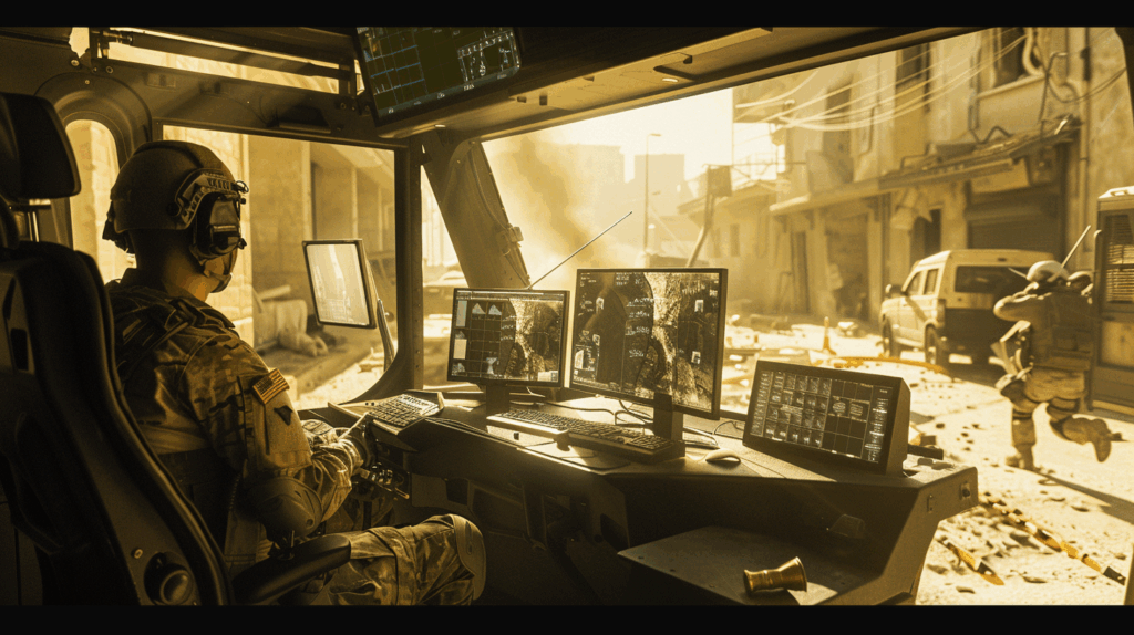 Elsight&rsquo;s Halo platform can enable mobile command centers to stay in contact with unmanned platforms from remote locations. (Photo illustration by Elsight) 