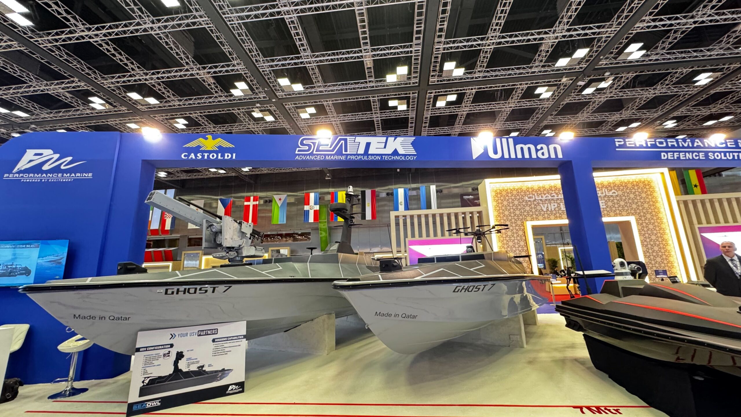 Qatari Performance Marines unveils Ghost 7 USV, aims for sea trials this year