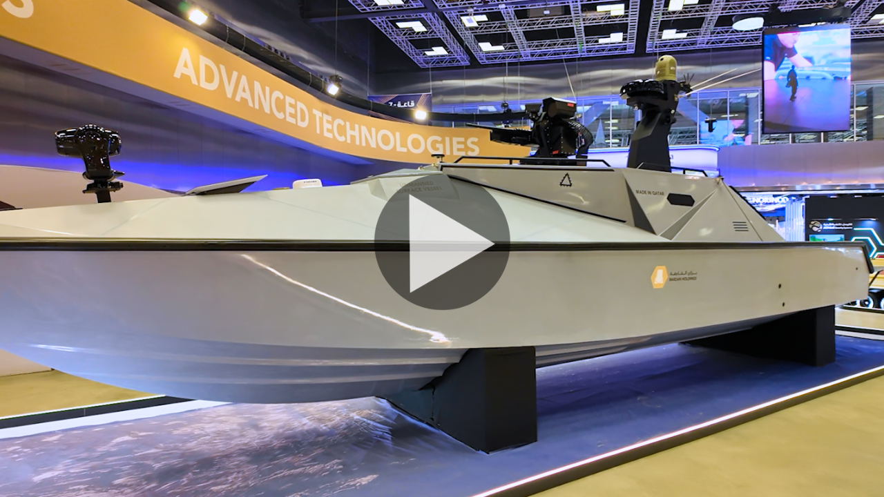Qatari companies unveil new USVs as Iran skips 2026 DIMDEX naval expo