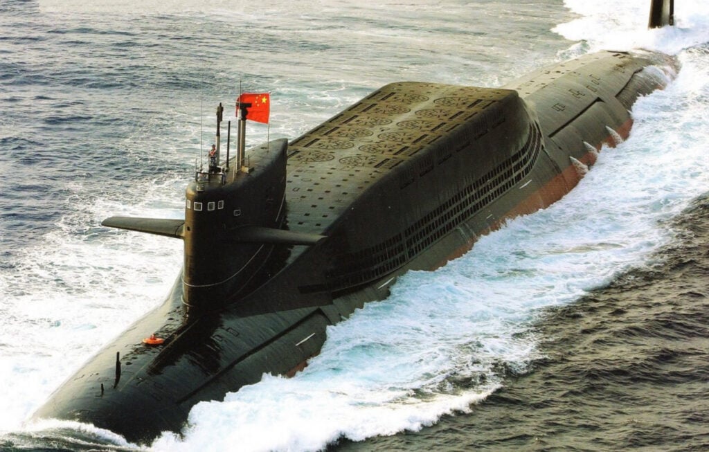IISS research found that China launched 10 submarines with an estimated displacement of 79,000 tonnes between 2021 and 2025.
