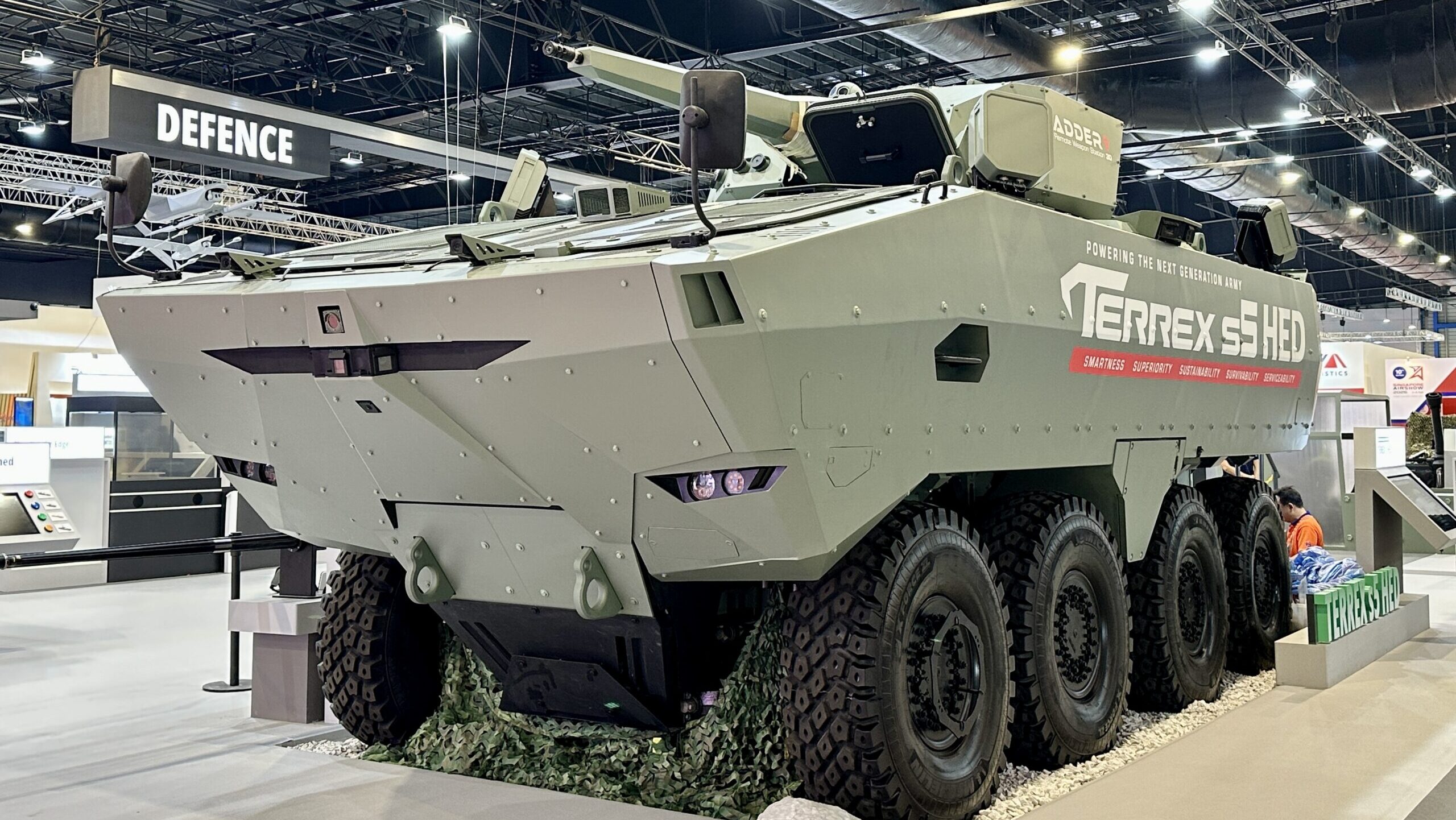 Singapore’s ST Engineering unveils Terrex s5 with hybrid-electric drive