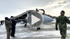 Swedish fighter jets in Iceland