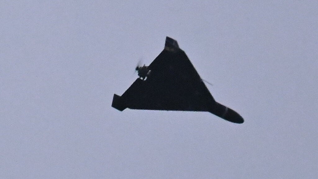 In a first, Ukraine’s drone force launches interceptor drone from USV to destroy Shahed