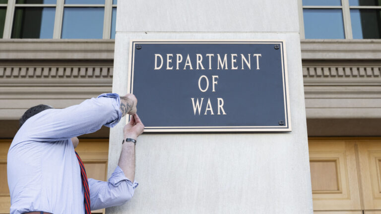 Pentagon formally requests name change to War Department, setting up ...