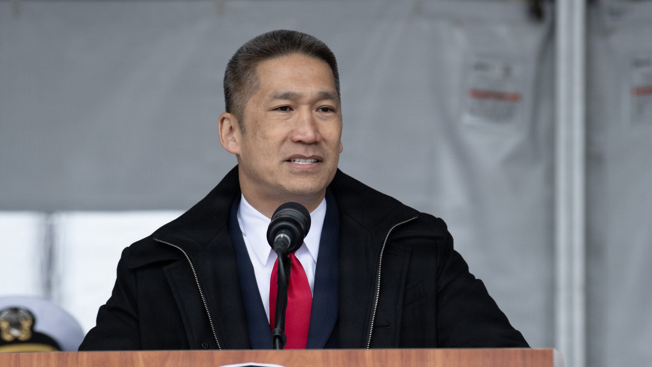 Cao says industry needs to ‘move forward’ in first speech as acting SecNav