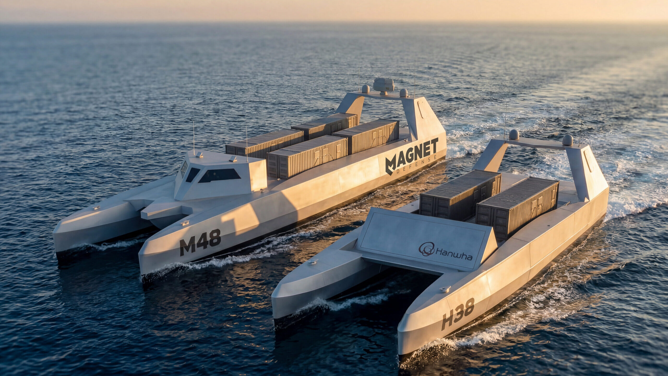 EXCLUSIVE: Hanwha Defense USA, Magnet Defense partner to build MUSVs, robotic shipyards