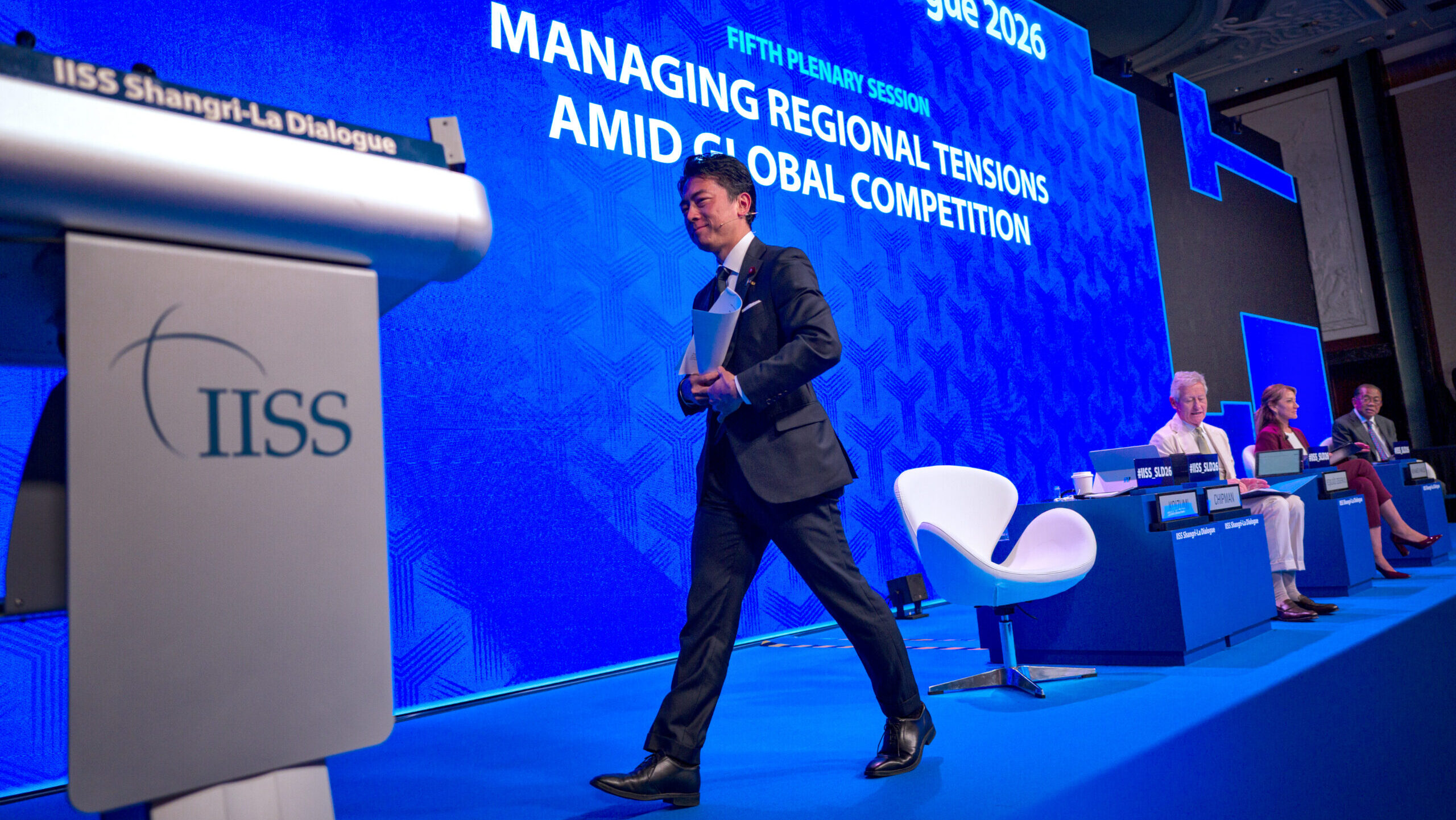 Japan Defense Minister Rejects Chinese Militarism Claims at Singapore Forum