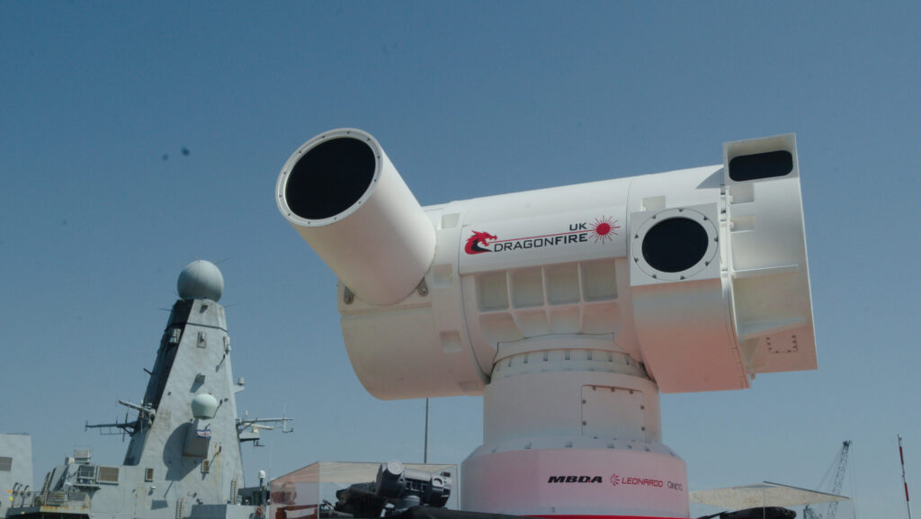 UK industry partners look to miniaturize DragonFire laser weapon for Type 45 destroyer debut
