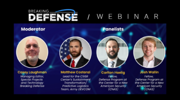 Explore how software, edge AI and resilient connectivity can strengthen military logistics in contested environments. Join Breaking Defense on Oct. 21 and earn 1 CPE credit.