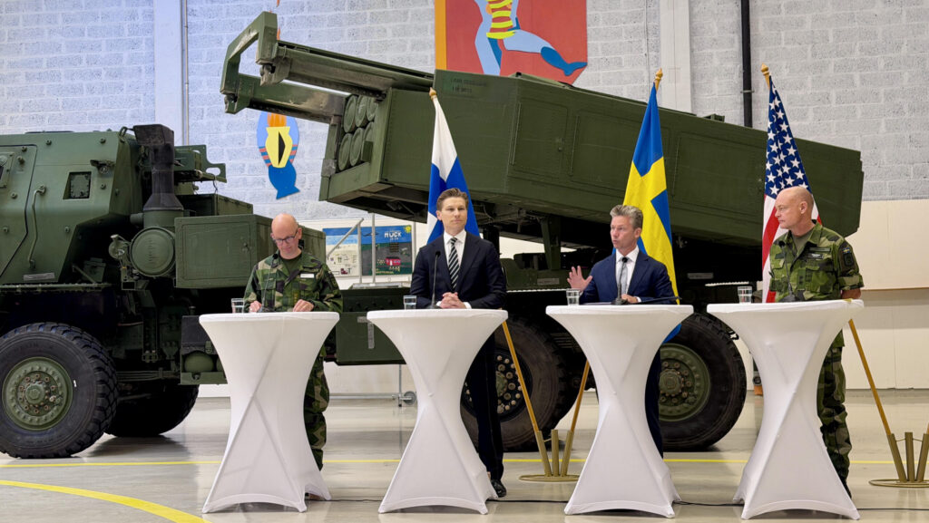 Sweden signs HIMARS deal, forges rocket artillery pact with Finland