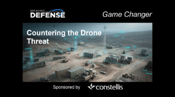 Breaking Defense Game Changer sponsored by Constellis, highlighting the evolving drone threat and modern approaches to facility security.