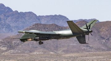 GA-ASI’s Mojave STOL supports airfields without airports, allowing soldiers to find, track, and eliminate adversaries using improvised launch and recovery sites.