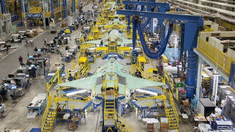 F-35 stealth fighter factory