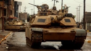 M1 Abrams tanks in Iraq