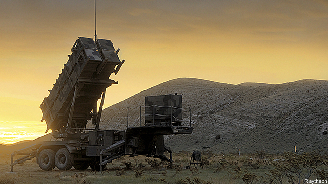 Patriot missile launcher