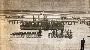 The Air Force's B-52 bombers entered service in 1962.