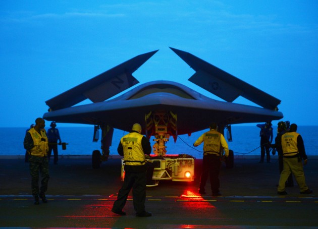 The Navy's UCAS demonstrator made history as the first drone to take off and land from an aircraft carrier. Its proposed successor is called UCLASS.