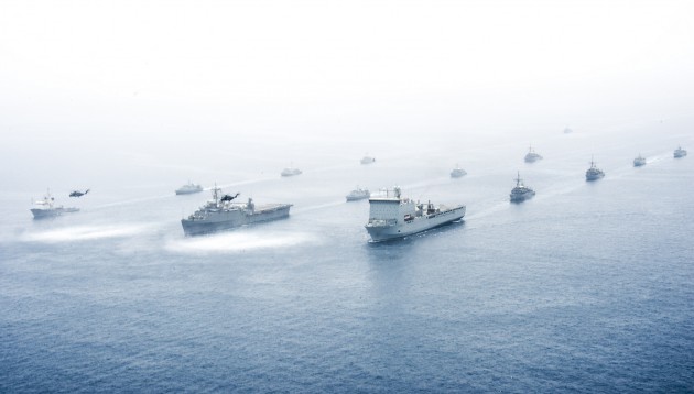  35 ships, 70 aircraft, and 6,500 personnel from 41 countries participated in the exercises.