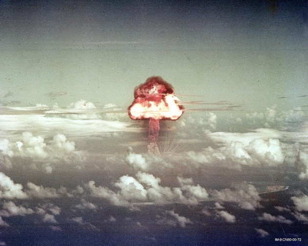 "Ivy King" nuclear test,, 1952. Courtesy Los Alamos National Laboratory.