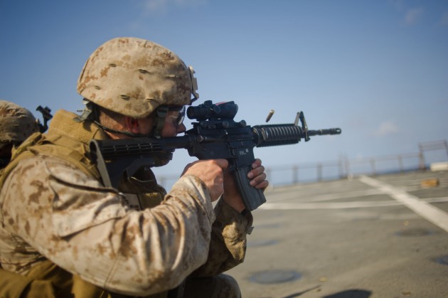 Marine firing M4 carbine 120511-M-0000Q-008