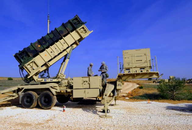 Patriot anti-missile battery in Turkey
