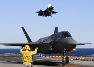 F-35Bs operating off the USS Wasp