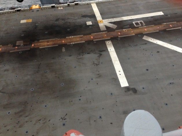 Wasp Deck where F-35B lands